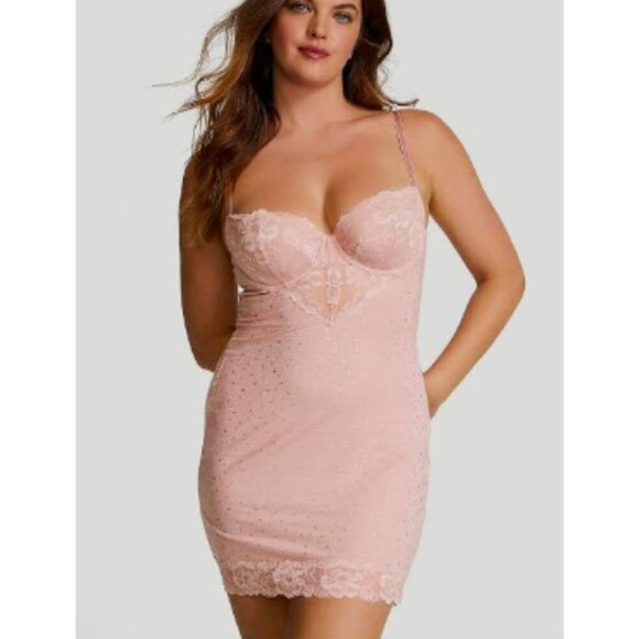 New! Victoria’s Secret Modal & Lace Cupped Mini Slip Dress Lingerie 47398 - Picture 13 of 13